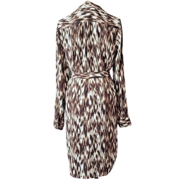 Banana Republic sheer cheetah print dress - Picture 3 of 7